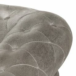 Ars manufacti Méridienne Benavente - Aspect vieux cuir argenté - Accoudoir à droite (vue de face) -loftscape Boutique recamiere benavente antiklederoptik silber armlehne davorstehend rechts 1757626