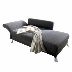 Fredriks Méridienne Habay (convertible) - Accoudoir monté à gauche (vu de face) -loftscape Boutique recamiere habay mit schlaffunktion webstoff armlehne davorstehend links 1720954