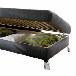 Fredriks Méridienne Habay (convertible) - Accoudoir monté à gauche (vu de face) -loftscape Boutique recamiere habay mit schlaffunktion webstoff armlehne davorstehend links 1720978