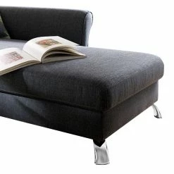 Fredriks Méridienne Habay (convertible) - Accoudoir monté à gauche (vu de face) -loftscape Boutique recamiere habay mit schlaffunktion webstoff armlehne davorstehend links 1720994