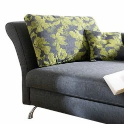 Fredriks Méridienne Habay (convertible) - Accoudoir monté à gauche (vu de face) -loftscape Boutique recamiere habay mit schlaffunktion webstoff armlehne davorstehend links 1720998