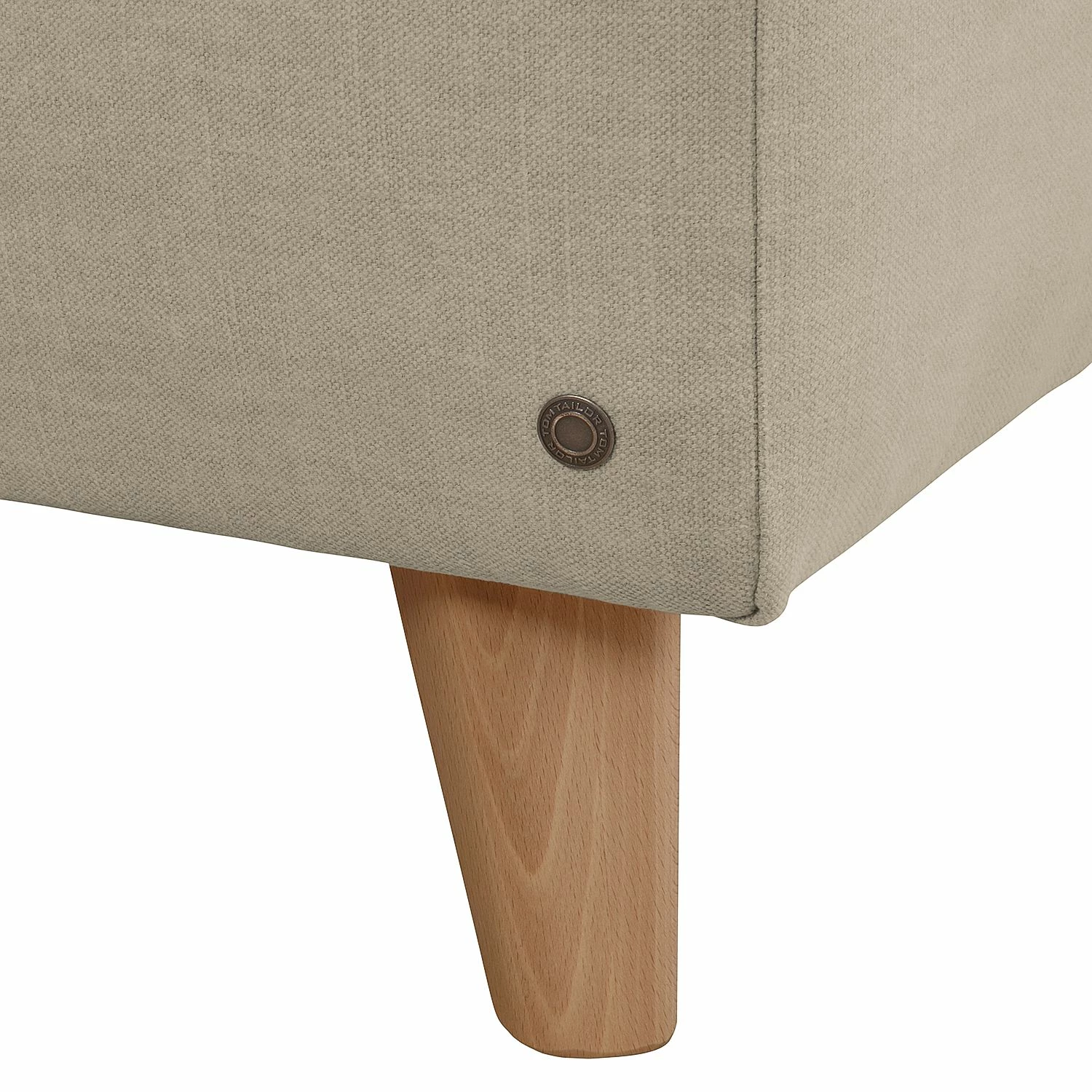 Tom Tailor Méridienne Nordic Chic - Tissu TUS : 1 ecru - Accoudoir monté à gauche (vu de face) 13 Tom Tailor Méridienne Nordic Chic - Tissu TUS : 1 ecru - Accoudoir monté à gauche (vu de face) – Image 11