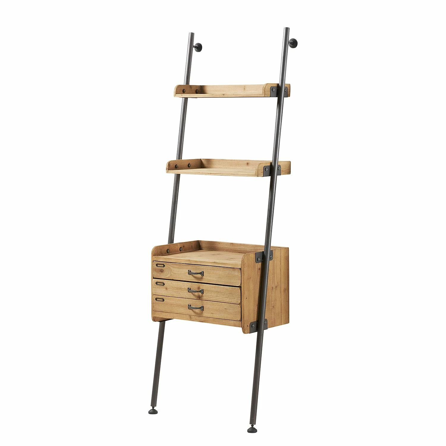 Ars manufacti Étagère Calafell I - Sapin massif / Fer - Sapin / Noir 3 Ars manufacti Étagère Calafell I - Sapin massif / Fer - Sapin / Noir