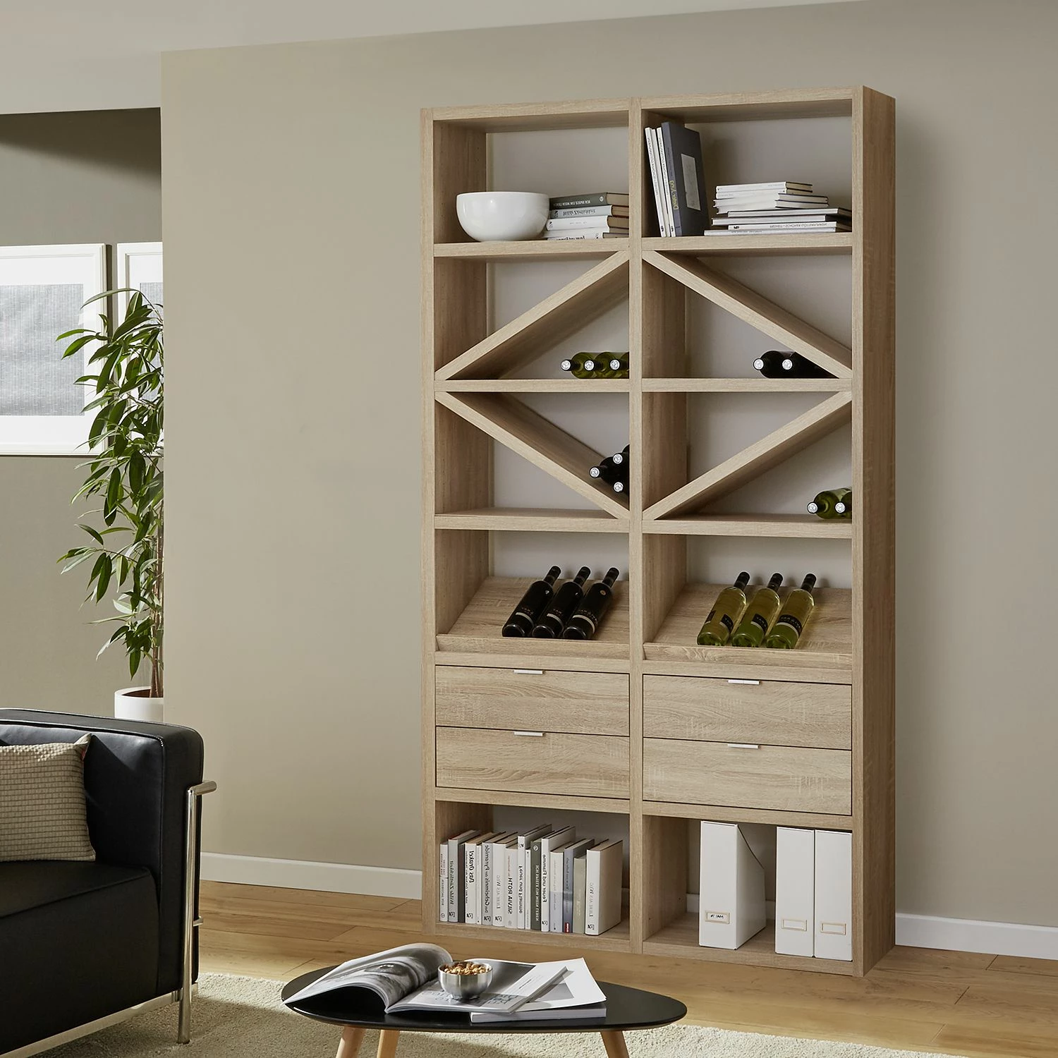 Fredriks Etagère Concept XIII - Imitation chêne 4 Fredriks Etagère Concept XIII - Imitation chêne – Image 2