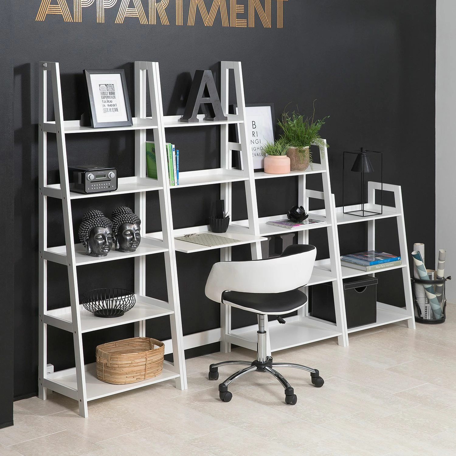 Mørteens Etagères Dilbert III - Blanc 5 Mørteens Etagères Dilbert III - Blanc – Image 3