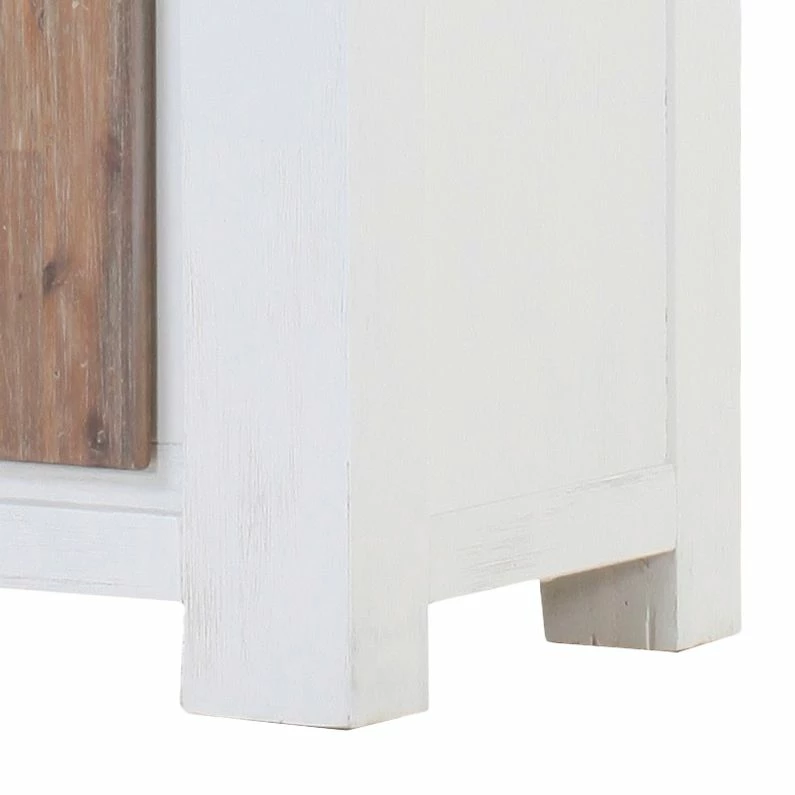 Maison Belfort Étagère Doral - Acacia partiellement massif Blanc / Marron 6 Maison Belfort Étagère Doral - Acacia partiellement massif Blanc / Marron – Image 4
