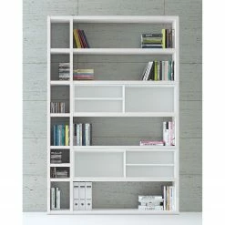 Loftscape Etagère Emporior I - Blanc crème - Sans éclairage 5 Loftscape Etagère Emporior I - Blanc crème - Sans éclairage -loftscape Boutique regal emporior i ohne beleuchtung weiss 2207342
