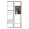 Fredriks Etagère Emporior I - Blanc brillant / Imitation chêne de Sonoma - Avec éclairage 2 Fredriks Etagère Emporior I - Blanc brillant / Imitation chêne de Sonoma - Avec éclairage -loftscape Boutique regal emporior ii sonoma eiche dekor hochglanz weiss mit beleuchtung 2207550