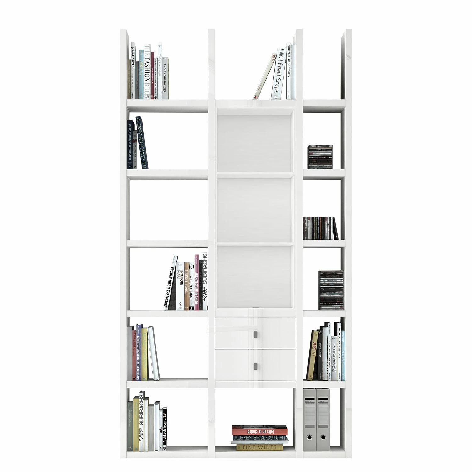 Loftscape Etagère Emporior III - Blanc brillant / Blanc - Sans éclairage 3 Loftscape Etagère Emporior III - Blanc brillant / Blanc - Sans éclairage