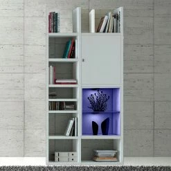 Loftscape Etagère Emporior IV - Blanc - Avec éclairage 10 Loftscape Etagère Emporior IV - Blanc - Avec éclairage -loftscape Boutique regal emporior iv rgb led beleuchtung weiss 3398053