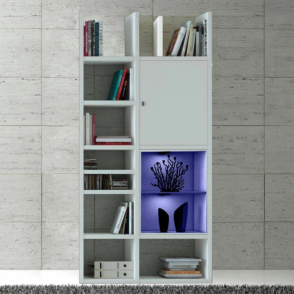 Loftscape Etagère Emporior IV - Blanc - Avec éclairage 5 Loftscape Etagère Emporior IV - Blanc - Avec éclairage – Image 3