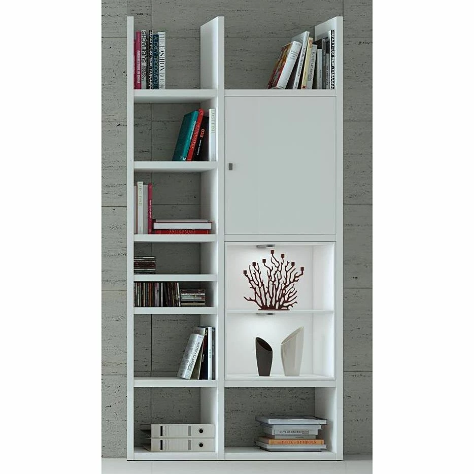 Loftscape Etagère Emporior IV - Blanc - Avec éclairage 6 Loftscape Etagère Emporior IV - Blanc - Avec éclairage – Image 4