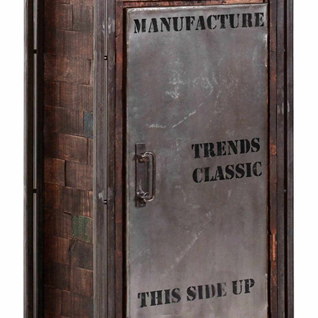 Red Living Etagères Factory I - Manguier massif - Verni 4 Red Living Etagères Factory I - Manguier massif - Verni – Image 2