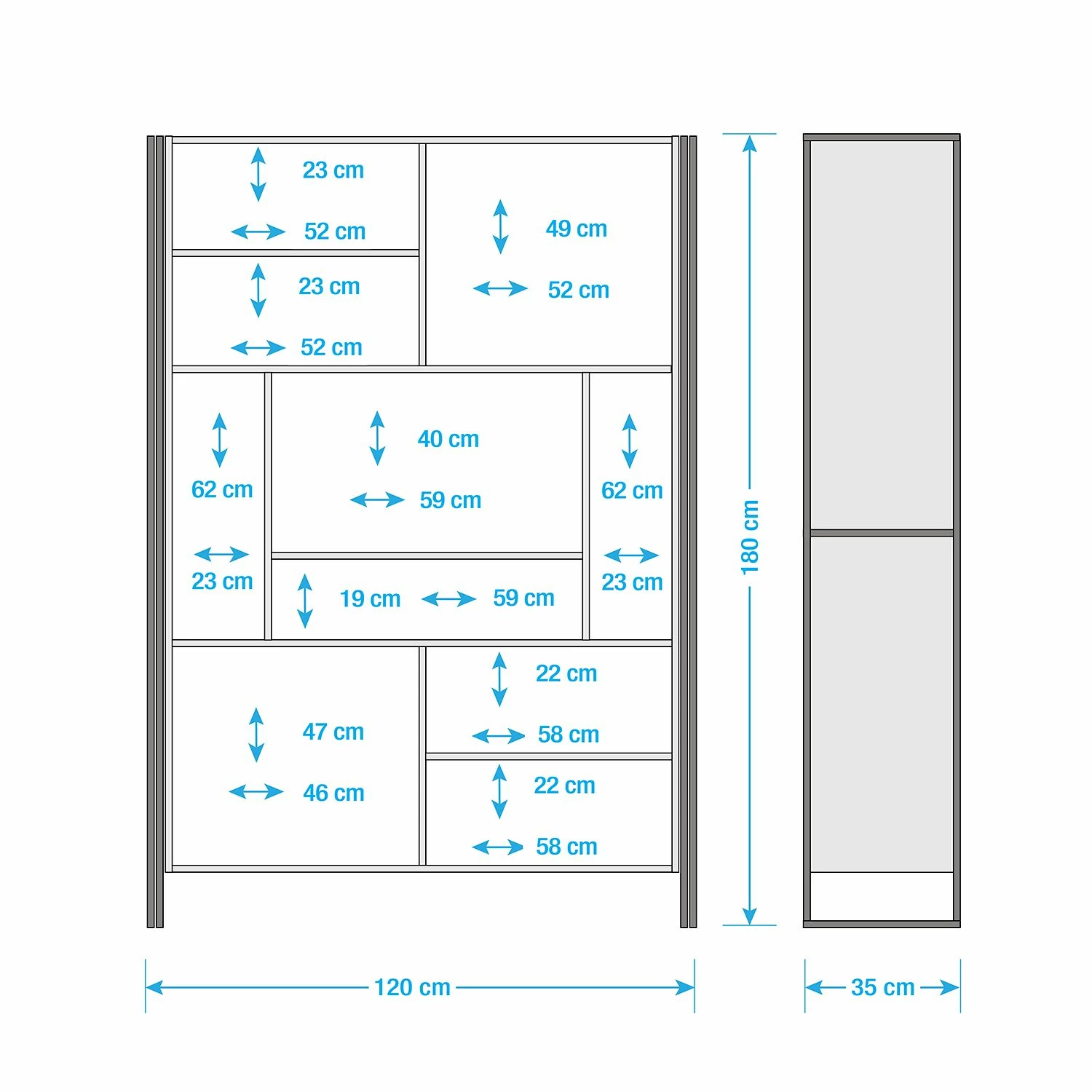 Wolf-Möbel Étagère Iron II - Manguier massif / Fer 13 Wolf-Möbel Étagère Iron II - Manguier massif / Fer – Image 11