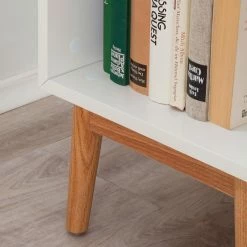 Mørteens Étagère Lindholm I - Blanc / Chêne massif 12 Mørteens Étagère Lindholm I - Blanc / Chêne massif -loftscape Boutique regal lindholm i weiss eiche massiv 4037320