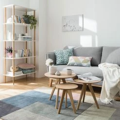 Mørteens Étagère Opalanka - Partiellement en chêne massif - Blanc / Chêne -loftscape Boutique regal opalanka eiche teilmassiv weiss eiche 4872464