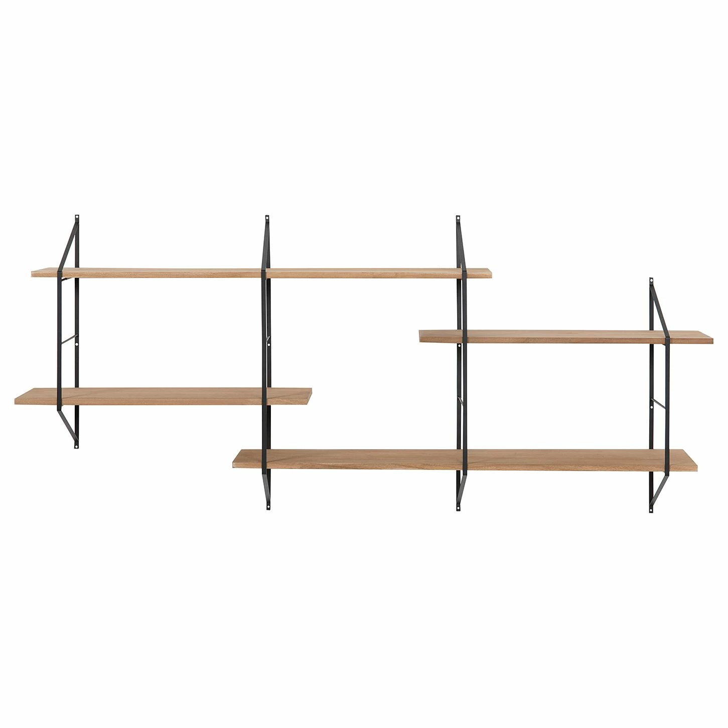 Mørteens Étagère Oxbow I - Paulownia massif / Métal - Paulownia / Noir 5 Mørteens Étagère Oxbow I - Paulownia massif / Métal - Paulownia / Noir – Image 3