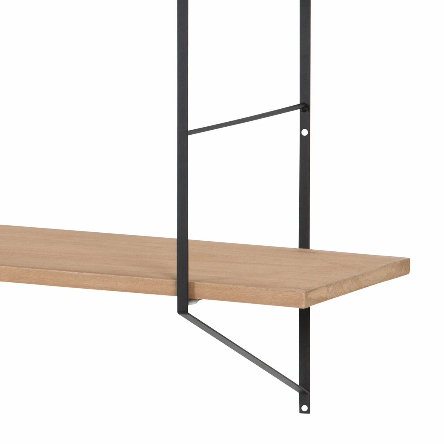 Mørteens Étagère Oxbow I - Paulownia massif / Métal - Paulownia / Noir 7 Mørteens Étagère Oxbow I - Paulownia massif / Métal - Paulownia / Noir – Image 5