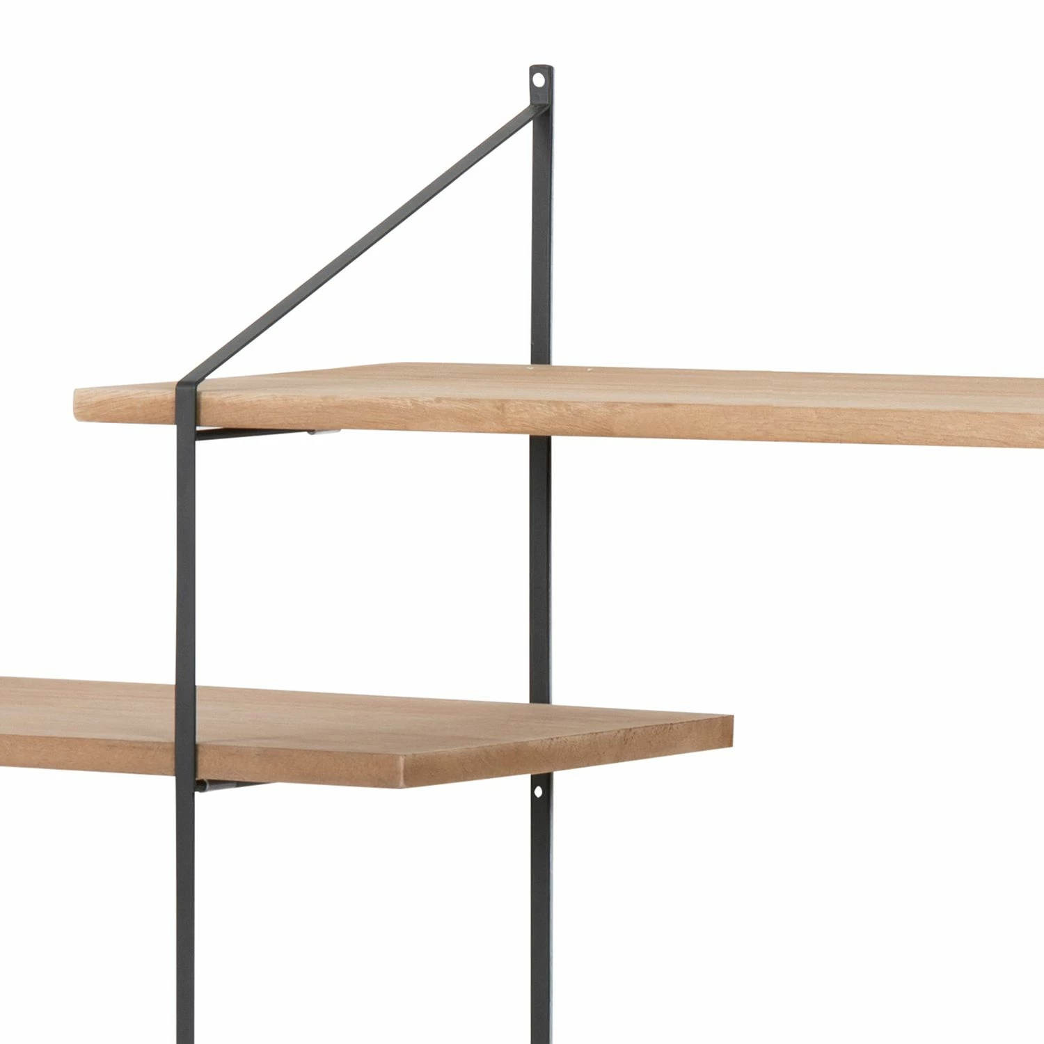 Mørteens Étagère Oxbow I - Paulownia massif / Métal - Paulownia / Noir 8 Mørteens Étagère Oxbow I - Paulownia massif / Métal - Paulownia / Noir – Image 6