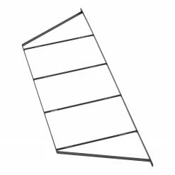 Mørteens Étagère Oxbow II - Paulownia massif / Métal - Paulownia / Noir -loftscape Boutique regal oxbow ii paulownia massiv metall paulownia 5033780