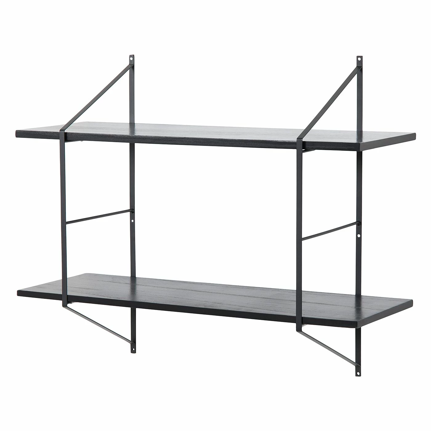 Mørteens Étagère Oxbow II - Paulownia massif / Métal - Paulownia Noir 3 Mørteens Étagère Oxbow II - Paulownia massif / Métal - Paulownia Noir