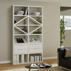 Fredriks Étagère Concept I - Blanc -loftscape Boutique regal rodos i weiss 1890326