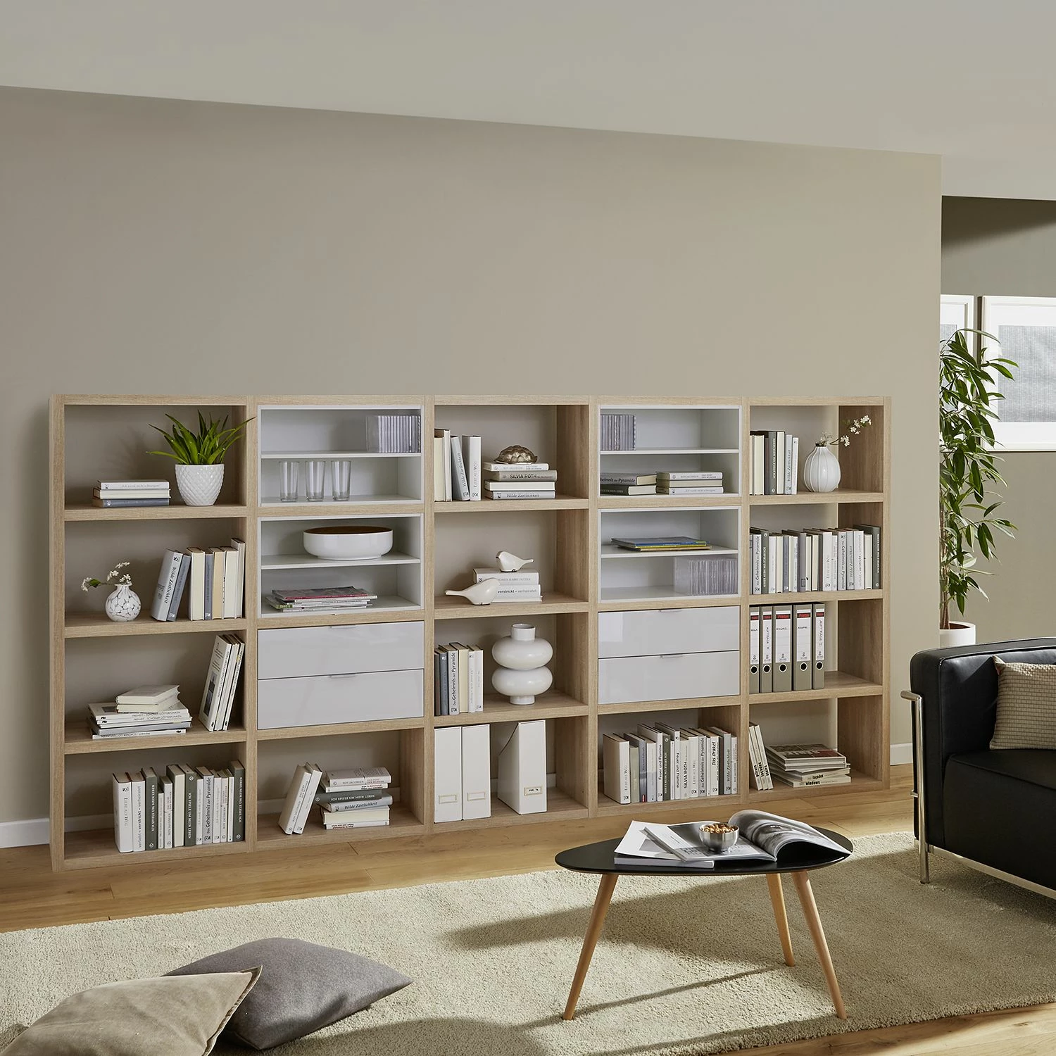 Fredriks Etagère Rodos II - Imitation chêne 7 Fredriks Etagère Rodos II - Imitation chêne – Image 5