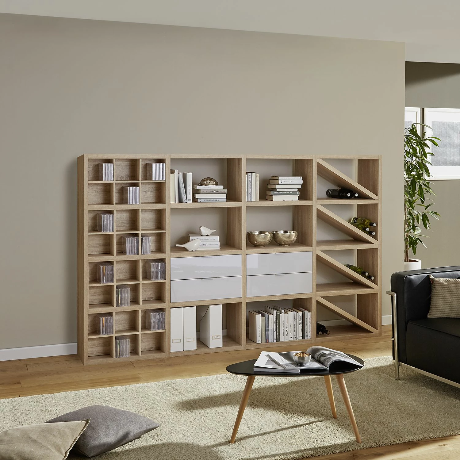 Fredriks Etagère Rodos II - Imitation chêne 8 Fredriks Etagère Rodos II - Imitation chêne – Image 6