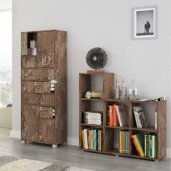 Schildmeyer Étagère Teodora - Imitation chêne du Panama -loftscape Boutique regal teodora eiche panama dekor 1126186