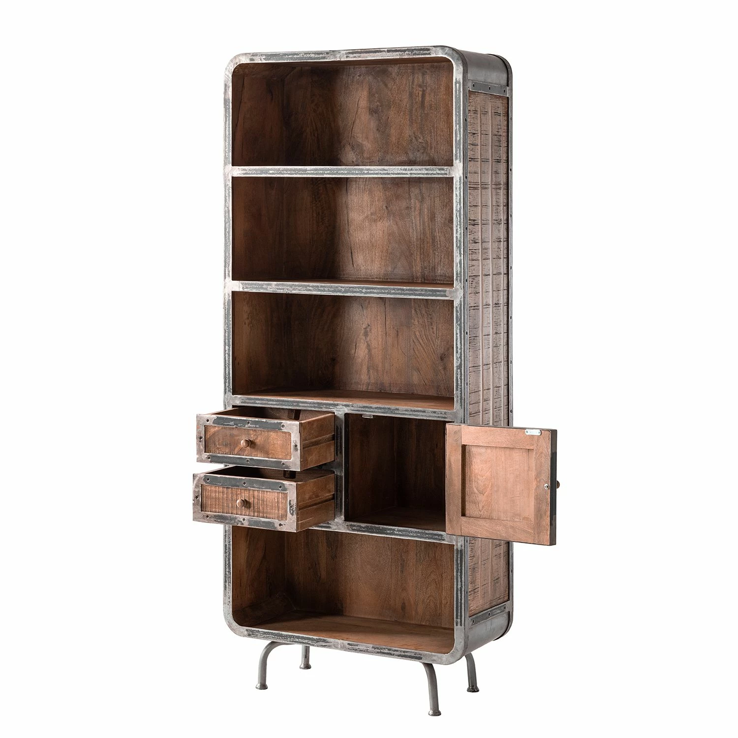 Ars manufacti Étagère Wharton II - Partiellement en acacia massif / Acier 8 Ars manufacti Étagère Wharton II - Partiellement en acacia massif / Acier – Image 6