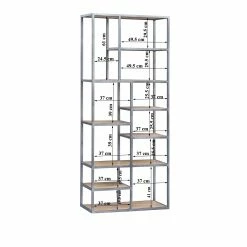 Ars manufacti Étagère Woodson III - Acacia Marron clair -loftscape Boutique regal woodson iii akazie massiv eisen akazie hellbraun 4700124