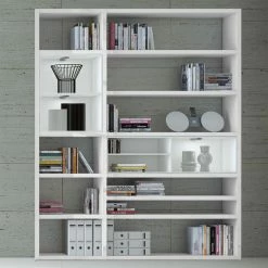 Loftscape Etagère Emporior II.B - Blanc brillant / Blanc - Avec éclairage 5 Loftscape Etagère Emporior II.B - Blanc brillant / Blanc - Avec éclairage -loftscape Boutique regalwand emporior ii b mit beleuchtung hochglanz weiss weiss 2207986