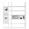 Loftscape Etagère Emporior III.B - Blanc - Avec éclairage -loftscape Boutique regalwand emporior iii b weiss 289316