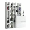 Loftscape Bibliothèque Emporior IV - Blanc brillant -loftscape Boutique regalwand emporior iv hochglanz weiss 1992914
