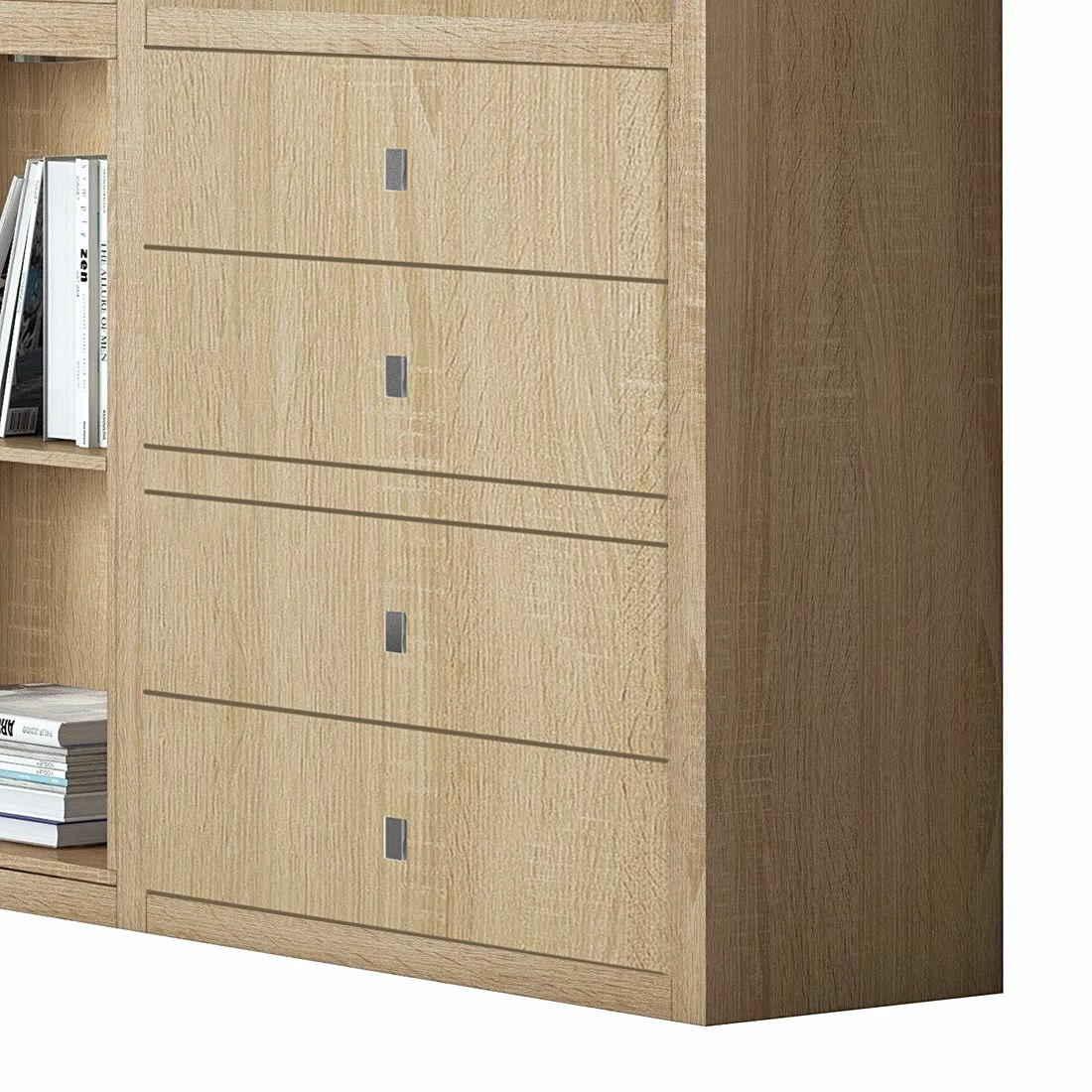 Loftscape Mur d'étagères Emporior VI - Imitation chêne 5 Loftscape Mur d'étagères Emporior VI - Imitation chêne – Image 3