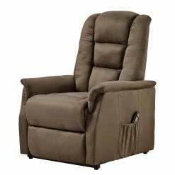 Modoform Fauteuil de relaxation Glein - Microfibre - Marron