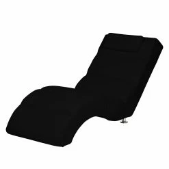 Fredriks Chaise longue de relaxation Califfo - Cuir synthétique noir