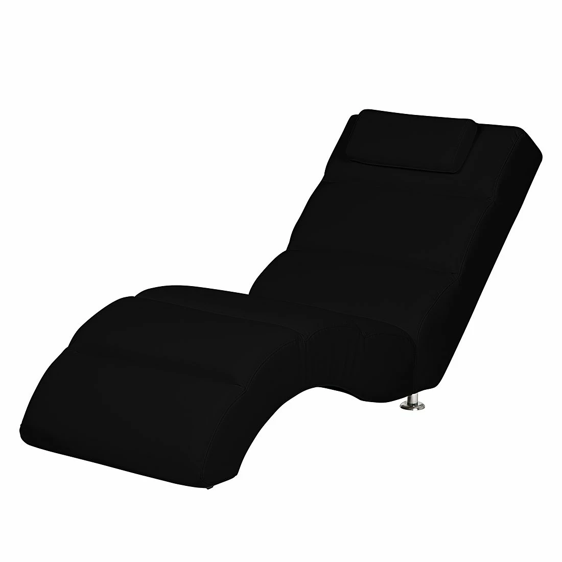 Fredriks Chaise longue de relaxation Califfo - Cuir synthétique noir 3 Fredriks Chaise longue de relaxation Califfo - Cuir synthétique noir