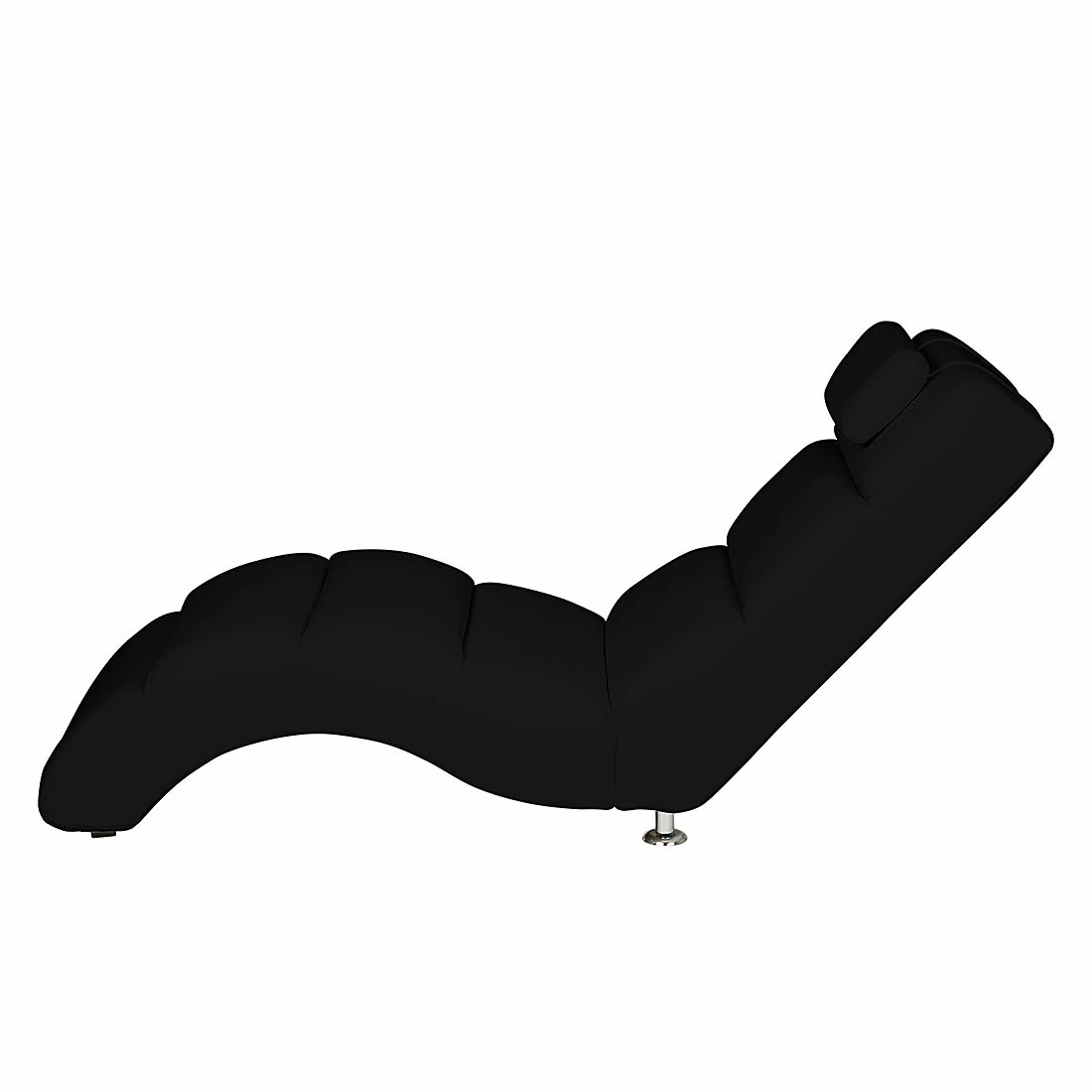 Fredriks Chaise longue de relaxation Califfo - Cuir synthétique noir 4 Fredriks Chaise longue de relaxation Califfo - Cuir synthétique noir – Image 2
