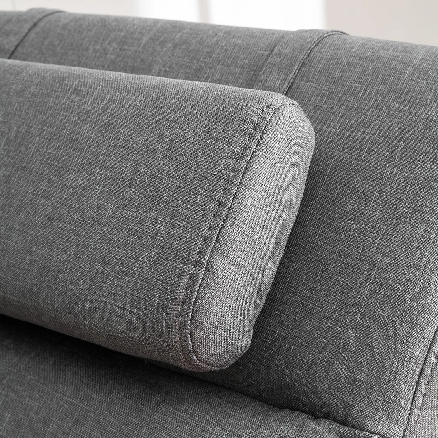 Fredriks Chaise longue de relaxation Califfo - Tissu gris 8 Fredriks Chaise longue de relaxation Califfo - Tissu gris – Image 6