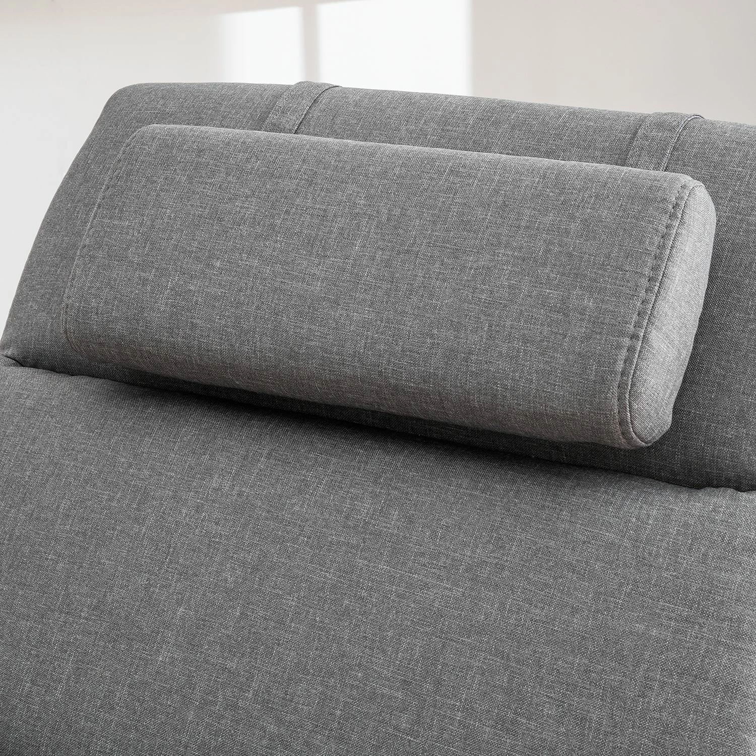 Fredriks Chaise longue de relaxation Califfo - Tissu gris 10 Fredriks Chaise longue de relaxation Califfo - Tissu gris – Image 8