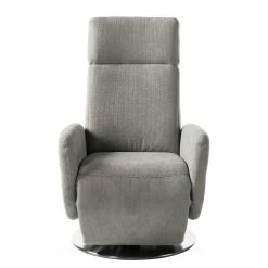 Fredriks Fauteuil de relaxation Biar - Tissu structuré -loftscape Boutique relaxsessel biar strukturstoff manuelle verstellung granit 4839464