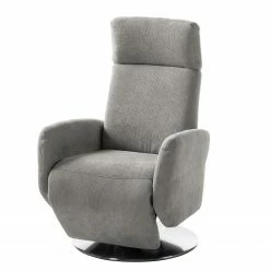 Fredriks Fauteuil de relaxation Biar - Tissu structuré -loftscape Boutique relaxsessel biar strukturstoff manuelle verstellung granit 4839476