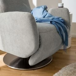 Fredriks Fauteuil de relaxation Biar - Tissu structuré -loftscape Boutique relaxsessel biar strukturstoff manuelle verstellung granit 5003732