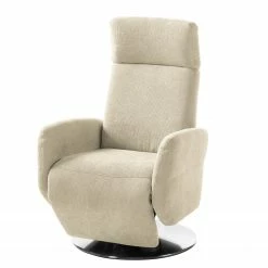 Fredriks Fauteuil de relaxation Biar - Beige clair -loftscape Boutique relaxsessel biar strukturstoff manuelle verstellung hellbeige 4839436