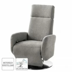 Fredriks Fauteuil de relaxation Biar - Tissu structuré -loftscape Boutique relaxsessel biar strukturstoff zweimotorige verstellung granit 4839696
