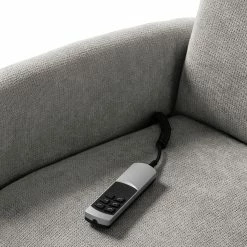 Fredriks Fauteuil de relaxation Biar - Tissu structuré -loftscape Boutique relaxsessel biar strukturstoff zweimotorige verstellung granit 4839736