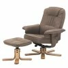 Modoform Fauteuil de relaxation Canillo I - Aspect cuir vieilli - Gris Congo (avec repose-pieds) -loftscape Boutique relaxsessel canillo i antiklederlook braun 5131176