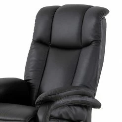 Modoform Fauteuil de relaxation Casey - Cuir véritable / Imitation cuir - Noir -loftscape Boutique relaxsessel casey echtleder kunstleder schwarz 939158