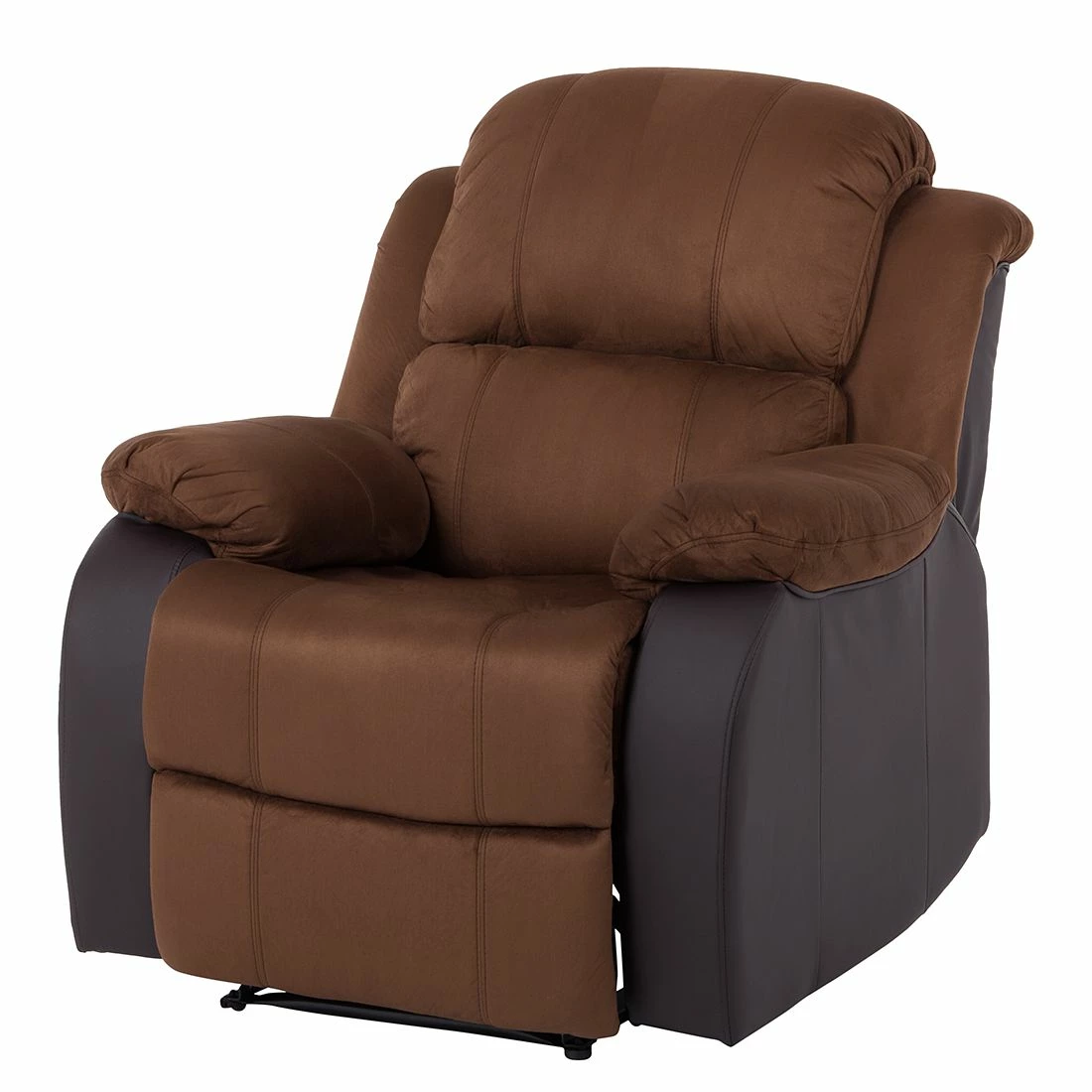 Modoform Fauteuil de relaxation Norden - Microfibre / Imitation cuir - Marron 3 Modoform Fauteuil de relaxation Norden - Microfibre / Imitation cuir - Marron